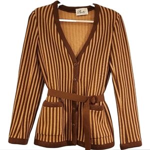 Jonathan Logan Butte Knit Vintage Cardigan NWT size 10